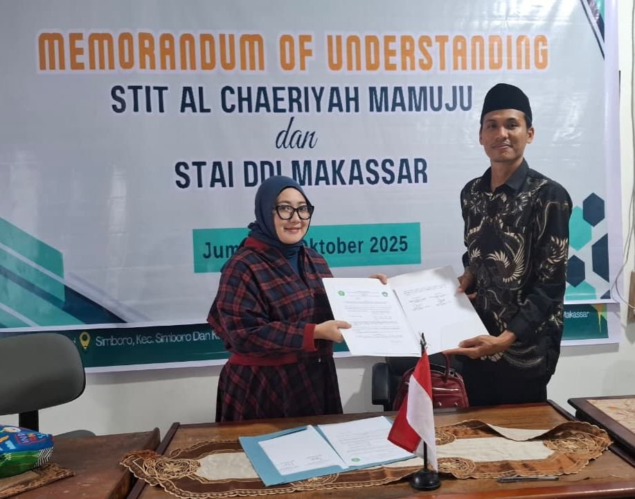 STAI DDI Makassar dan STIT Al-Chaeriyah Mamuju Tandatangani MoU untuk Perkuat Kolaborasi Akademik